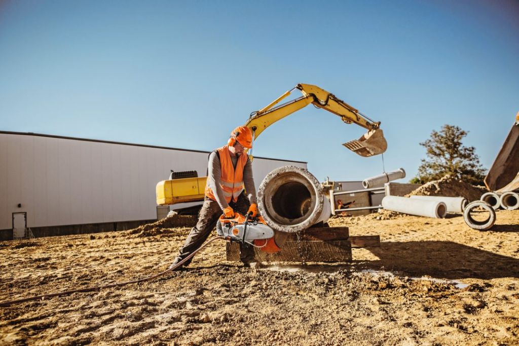 STIHL TS440 DOORSLIJPER 350 MM QUICKSTOP - Afbeelding 3