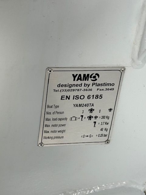 YAM 240TA RUBBERBOOT ALUMINIUM RIB - Afbeelding 13