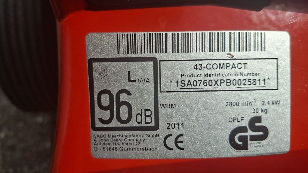 SABO 43-COMPACT MAAIER SA760 - Afbeelding 6