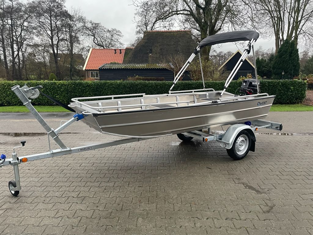 QWEST F361 ALUMINIUM JON BOOT PLATBODEM - Afbeelding 7