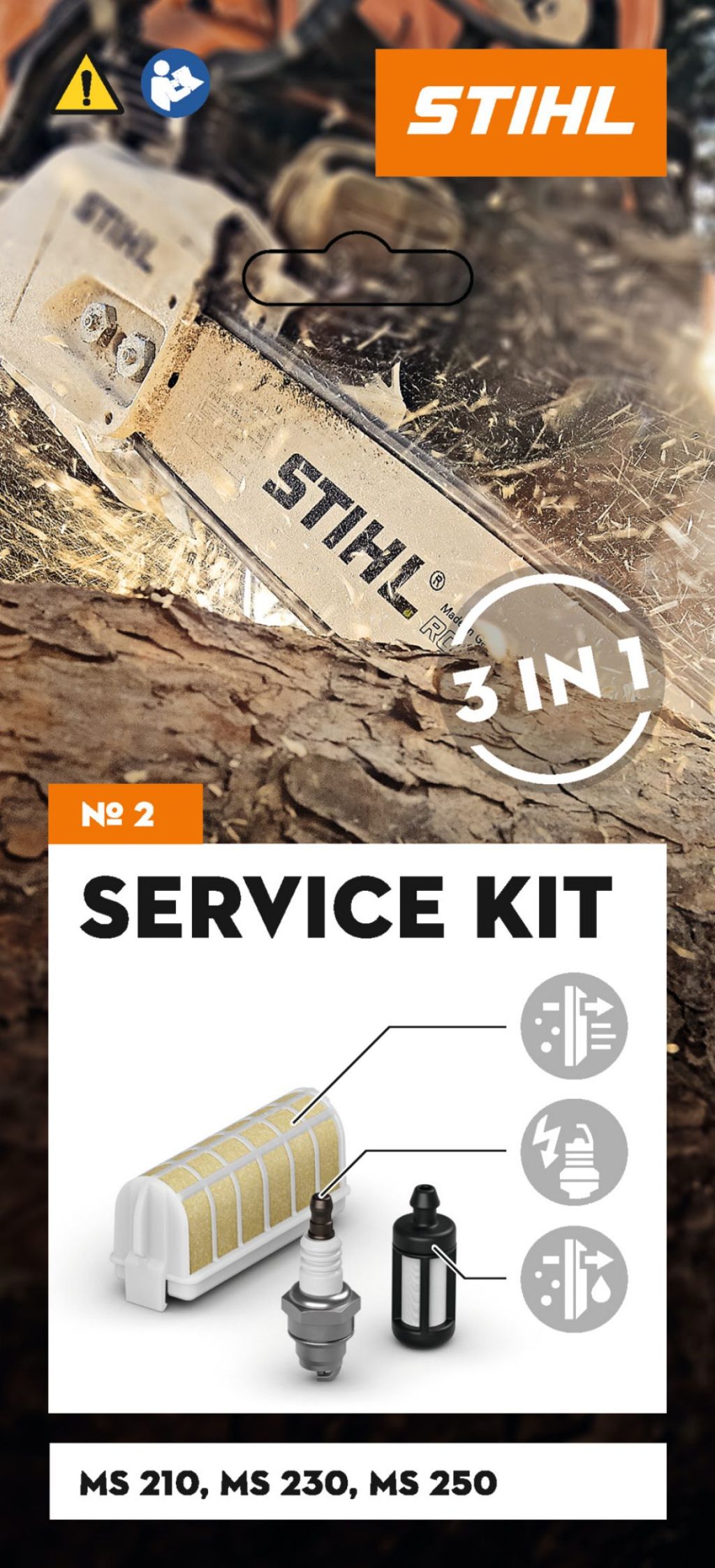 STIHL SERVICEKIT 2 | MS 210, 230, 250 - Afbeelding 2