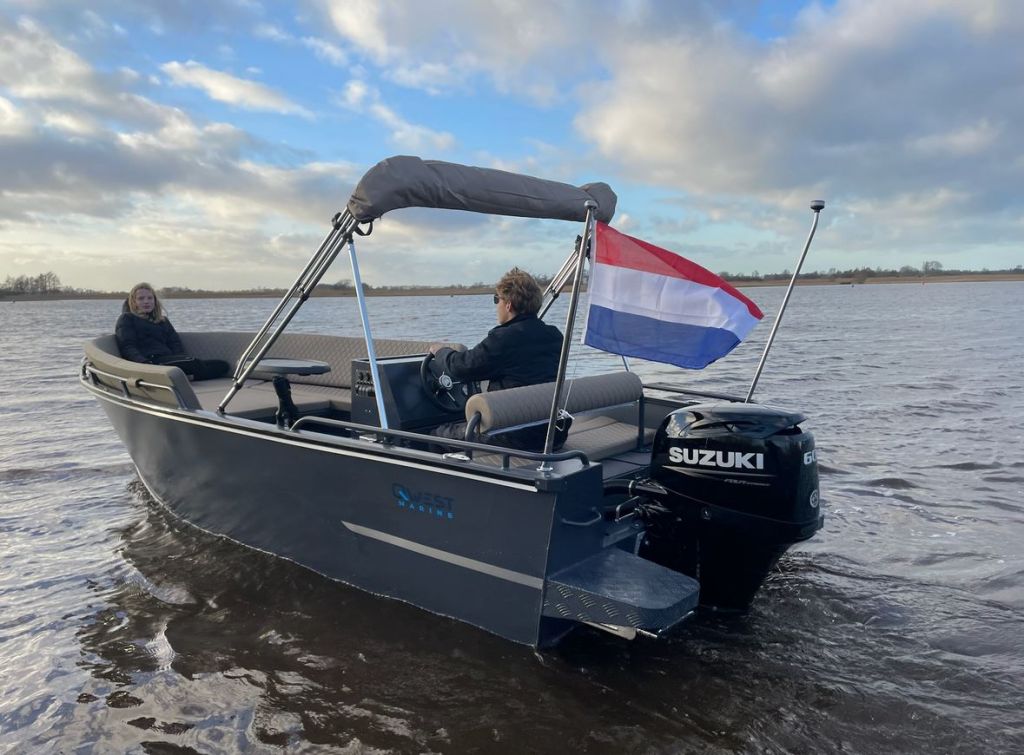 QWEST R535A ALUMINIUM CONSOLEBOOT GRIJS - Afbeelding 5